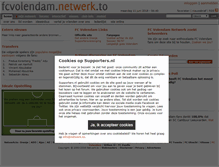 Tablet Screenshot of fcvolendam.netwerk.to
